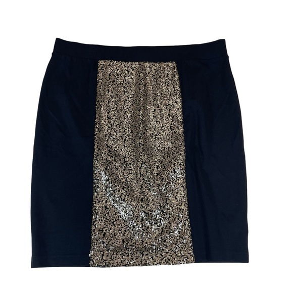 Torrid holiday sequins pencil skirt black women’s 2x stretch pull on - Picture 1 of 7